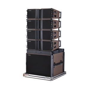 <span class=keywords><strong>Speaker</strong></span> sistem suara frekuensi penuh <span class=keywords><strong>array</strong></span> <span class=keywords><strong>line</strong></span> 8 inci ganda performa profesional luar ruangan - Product Image 1