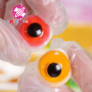 Halloween Eye Soft Candy Individually Wrapped Custom Wholesale Fruit Flavor <strong>Sour</strong> Sweets <strong>Eyeballs</strong> <strong>Gummy</strong> Candy Gummies - Product Image 5