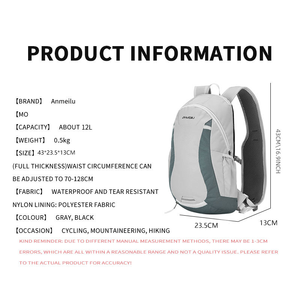 Mochila de Ciclismo Impermeable para Exteriores, Bolsa de Equipamiento para Bicicleta de Doble Asa, para Carretera, Montaña, Viajes, Senderismo, Mochila de Hidratación para Bicicleta - Product Image 3