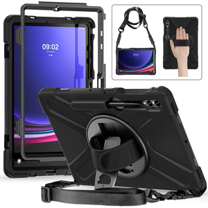 Étui pour tablette de style professionnel pour Samsung S9FE + X610 <span class=keywords><strong>S9</strong></span> <span class=keywords><strong>Plus</strong></span> X810 S8 <span class=keywords><strong>Plus</strong></span> X800 S7 <span class=keywords><strong>Plus</strong></span> T970 S7 FE T730 avec porte-crayon - Product Image 3