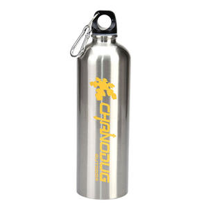 Chanodug Stainless Steel Water Bottle 600ml <b>Red</b> Portable Outdoor Hiking Cycling Sports Travel Use - Product Image 3