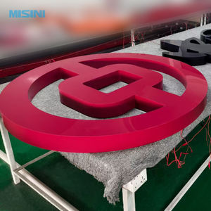 Custom banca Logo LED segno 3D di alta qualità esterno LED edificio illuminato segnaletica per identità aziendale - Product Image 4