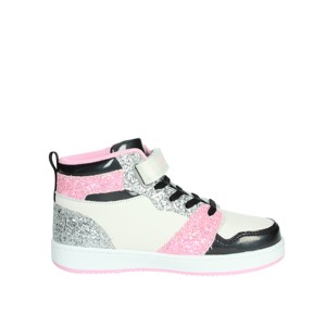Sneakers Casual High-Top LKAA4416 nella tavolozza dei colori bianco/nero/rosa - Product Image 4