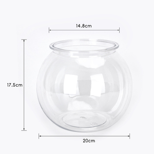 Nobleza 20cm globo di plastica acquario acquario pompa filtro per fiori pesci tartarughe materiale di vetro per soggiorno scatola imballata - Product Image 3