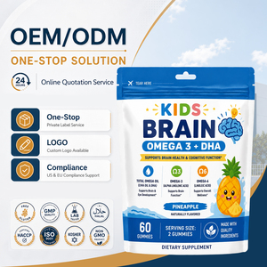 Caramelle Gommose <span class=keywords><strong>Omega</strong></span> 3 <span class=keywords><strong>per</strong></span> Bambini al Gusto Fragola, Favoriscono la Concentrazione, l'Apprendimento e Benefici <span class=keywords><strong>per</strong></span> la Bellezza dei Bambini - Product Image 1