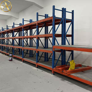 Estantes de almacenamiento de acero de alta resistencia Estantes metálicos industriales protegidos contra la corrosión Estante apilable ajustable para uso en almacén - Product Image 4