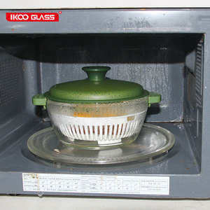 Écologique grand gâteau vapeur cocotte en verre ustensiles de cuisine pot chaud - Product Image 2