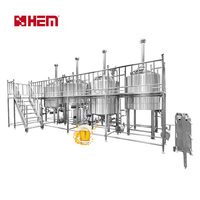 Équipement de brassage Shandong Hermann 2000-5000L 5BBL pour pubs, composants essentiels de cuve sous pression, haute tension 220V/380V, garantie 1 an