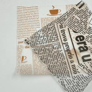 Papier d'emballage alimentaire en gros, imprimé sur mesure, imperméable, résistant à l'huile, pour hamburgers et poulet - Product Image 1