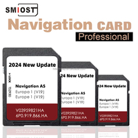 SMIOST para Micro Car Carte Memorial Android Map Navigation CID Card SD para Seat AS V19 Europe Arona Leon