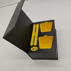 Tùy Chỉnh <span class=keywords><strong>EVA</strong></span> Chết Cắt Bao Bì Bọt Chèn Cho Hộp Với Sợi Carbon Nhung - Product Image 4