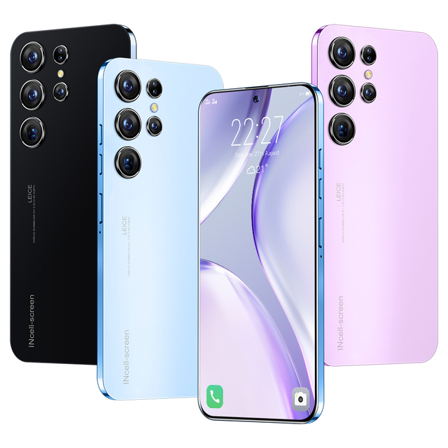 Brand New S23 Ultra 5G Smartphone 7.3 Inch Full Screen Telephone 8GB+256GB Mobile Phones Global Version Android 13 Cell Phone
