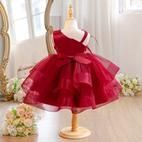 Vêtements pour enfants en paillettes moelleuses pour filles, robes mignonnes à fleurs pour filles, vêtements pour enfants, robe de princesse pour anniversaire