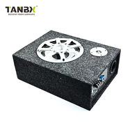 Caisson de basses pour voiture, 6/8/10 pouces, portable, slim, basse audio, carré, bon marché, livraison directe d'usine