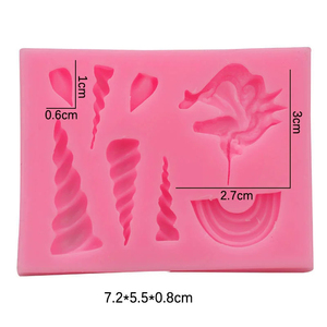 <span class=keywords><strong>Moule</strong></span> en silicone 3D <span class=keywords><strong>Licorne</strong></span> Fondant Moules de décoration de gâteau au chocolat - Product Image 2