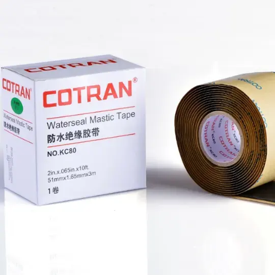 NO.KC80 Watersea COTRAN Mastic Tape ruban imperméable et isolant ruban d'isolation électrique en vinyle PVC