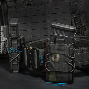 सामरिक एकल पत्रिका पाउच फास्ट संलग्न बेल्ट क्लिप होल्स्टर, 5.56 के लिए वाटरप्रूफ नायलॉन माग वाहक - Product Image 6