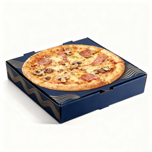 Cajas de <span class=keywords><strong>Pizza</strong></span> Ecológicas Personalizadas con Impresión y Tamaño a Medida, Caja de Cartón Blanco para Comida para Llevar - Product Image 1