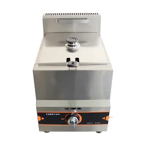 2022 Commercial CE Approved Vertical Gas Professional Fryer with Chip Fryer, Oden, Fried Chicken Thighs