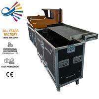 Étui de console détachable et pliable IP65 pour Yamaha DM7-EX avec levage hydraulique facile, doublure EVA et rangement personnalisé