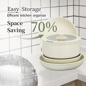 Juego de Ollas y Sartenes de Alta Calidad de 11 Piezas, Antiadherente, con Mango Extraíble, Apto para Cocina de Inducción, Horno y Lavavajillas - Product Image 4