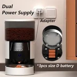 Pemberi makan anjing dan kucing, gaya Remote kontrol Wifi pintar 2025 pemberi makan mangkuk <span class=keywords><strong>Pe</strong></span> otomatis untuk anjing dan kucing - Product Image 6