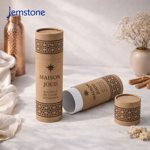 Emballages en matériaux recyclables pour thé en vrac, tubes en carton cylindriques pour l'artisanat alimentaire, tubes en papier personnalisés pour l'expédition de bouteilles d'eau - Product Image 3