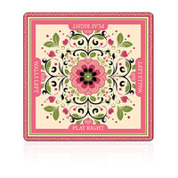 Tapis de Mahjong Américain de Luxe à Motifs Floraux, Marqueurs de Direction Silencieux et Antidérapants pour Jeu Familial – Vente en Gros