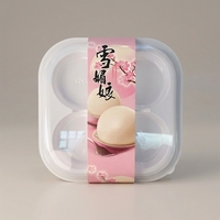 Boîtes Blister Mini PET Transparentes à 3 Cavités Jetables en Gros pour Emballage Plastique de Desserts Cuisinés, Sucre, Couvercles et Aliments pour Bébés