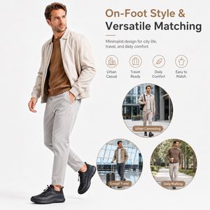 <span class=keywords><strong>Scarpe</strong></span> Casual da <span class=keywords><strong>Uomo</strong></span> Nere in Mesh con Lacci Veloci, Dettaglio Chevron Dorato, Suola Intersuola Chunky Scanalata e Suola a Zoccolo - Product Image 5
