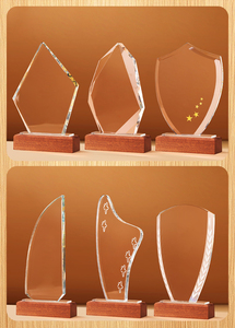 Trofeo in Cristallo Personalizzato per Premi Aziendali, Coppa <span class=keywords><strong>Champions</strong></span> <span class=keywords><strong>League</strong></span>, Souvenir con Incisione, Premio in Cristallo - Product Image 3