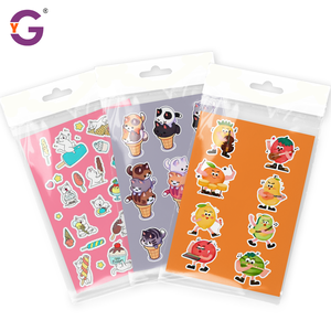 Autocollants personnalisés écologiques en forme d'animaux de dessin animé, impression imperméable, résistants à l'usure, style anthropomorphe, autocollant avec logo d'entreprise - Product Image 3