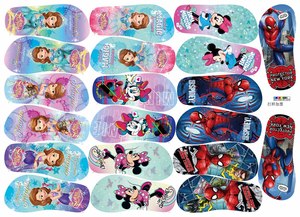 Pantofole infradito per bambini fai-da-te adesivi di trasferimento 2D serigrafati fogli di animali domestici stampati Offset per pantofola da <span class=keywords><strong>donna</strong></span> EVA - Product Image 4