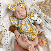 Poupée Reborn en Silicone Souple de 20 pouces, Corps Réaliste, Veines Vives, Cheveux Bouclés, Modèle Non Peint pour Coiffure et Collection DIY, Jouet Bébé Fille