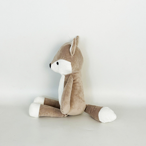 Làm cho thiết kế của riêng bạn linh vật sang trọng truyền nhiệt in ấn tùy chỉnh đồ chơi sang trọng Thú nhồi bông linh vật công ty Logo Fox đồ chơi sang trọng - Product Image 2