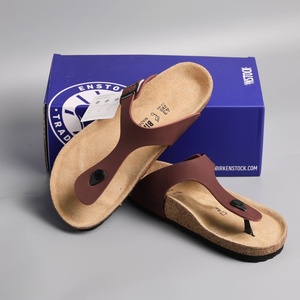 Sandales Gizeh Thong à <span class=keywords><strong>semelle</strong></span> en liège style Birkies, mules, vente en gros, fabricant, haute qualité, chaussures de plage d'été, nouveauté 2026 - Product Image 1