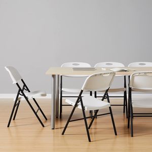 Portable <strong>Folding</strong> <strong>Table</strong> 4ft White Rectangular Plastic Outdoor Furniture Foldable Banquet Catering <strong>Dining</strong> Camping <strong>Folding</strong> <strong>Tables</strong> - Product Image 6