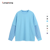 T-shirt Homme Col Montant Oversize 250G Personnalisable Broderie Logo Impression Numérique Coupe Ample Été Mode Décontractée ODM