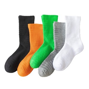Men's Athletic Socks Thickened Terry Sole Solid Color Cotton Basketball Running Marathon Youth Sports Socks - Product Image 5