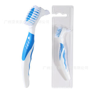 Cepillo de Dientes de Doble Cabeza para el Cuidado de Dentaduras Postizas para Personas Mayores, Cepillo Invisible para Limpiar Prótesis, Aparatos Ortodóncicos y Dientes - Product Image 1