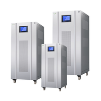 3 régulateurs de tension automatiques statiques (AVR) en cuivre 30 kVA 50 kVA AC SVC, stabilisateur sans contact avec écran LCD, protection contre les surtensions élevée