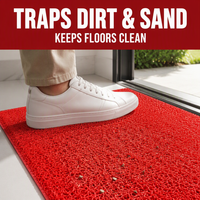 Tapis d'extérieur imperméable et rembourré en PVC, résistant à l'huile, facile à nettoyer, antidérapant pour patio, balcon, salle à manger, lavable, logo personnalisé