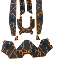 Revêtement de sol marin en mousse EVA synthétique haute durabilité, imitation teck, antidérapant, pour jet ski Sea Doo