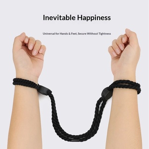 Juguetes sexuales SM, esposas de cuerda de algodón, esposas para pies, ataduras multifuncionales, juguetes alternativos para adultos, entrenamiento para parejas - Product Image 3