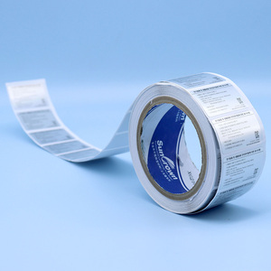 Étiquettes de bougies PET holographiques en argent anti-contrefaçon durables personnalisées pour l'électronique grand public - Product Image 6