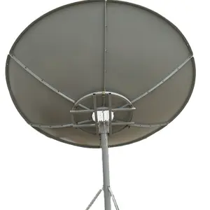 高增益工厂质量好2.4米卫星电视欧星欧星卫星天线带CE & ROHS OEM & ODM FTA