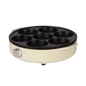 Sartén Moderna Comercial y Doméstica de 7 Agujeros Antiadherente de Aleación de Aluminio para Omelettes, Máquina Automática Enchufable para Hacer Hamburguesas de Huevo para Cocina Casera - Product Image 1