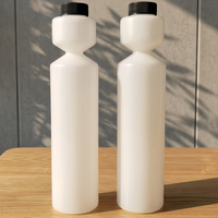 Bouteille en plastique HDPE de 250 ml en gros pour machine de remplissage, bouteille d'huile, bouteille de liquide lave-glace pour pare-brise de voiture, emballage