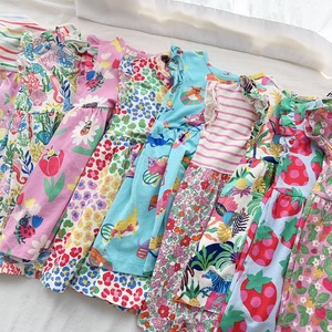 Hongfusheng Abiti Coordinati per Bambini Personalizzati con Stampa di Unicorni e Fiori, Completi Estivi Blu per Bambini - Product Image 5