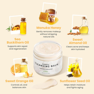 <span class=keywords><strong>Baume</strong></span> <span class=keywords><strong>Nettoyant</strong></span> Hydratant au Miel pour le Visage, Démaquillant Peaux Sensibles pour le Visage et les Yeux, Produit de Soin Personnel et de Beauté - Product Image 3